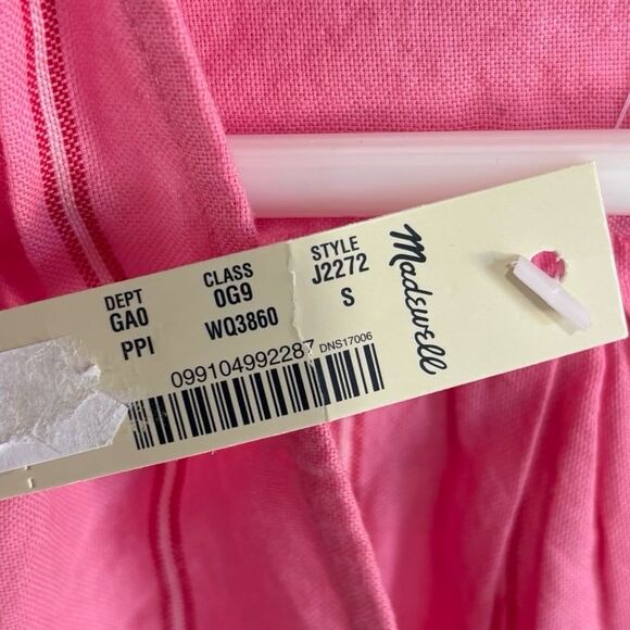 Madewell Wrap Top in Cecelia Stripe NWT - Picture 7 of 12